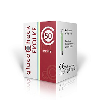 GlucoCheck Evolve Test Strips 50's 
